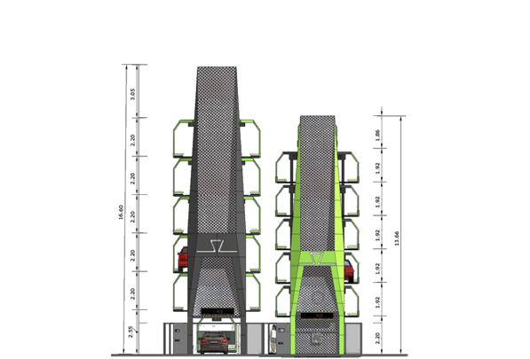 垂直循環(huán)類立體車庫
